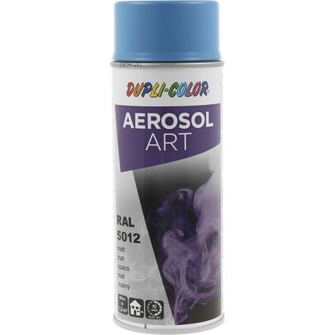 Dupli Color Aerosol Art Lackspray Graffiti Dose - wetterfest, lichtecht und UV-beständig - Graffiti-Spray 400ml, lichtblau matt RAL 5012