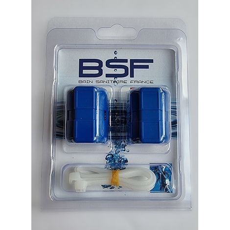 Aimant Anti Calcaire Magnétique 5200 Gauss BSF - pack de 2 aimants anti tartre adoucisseur d'eau - la qualité de la marque française BSF
