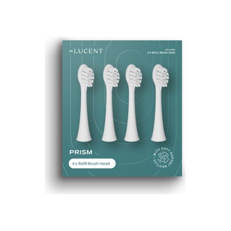 Têtes de brosse Be Lucent Prism - brosses de rechange (4 pièces, blanches)
