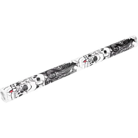 Décalcomanie adhésive voiture 50x150cm motif crâne cartoon graffiti bombe rouleau film vinyle autocollant (1/5)