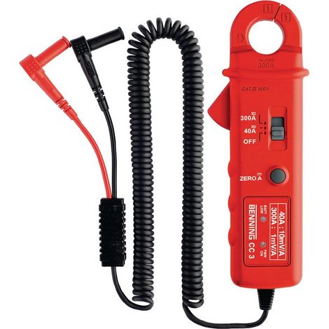 BENNING  Adaptador  de  pinza  amperimétrica  CA/CC  CC  3  0,2  -  300  A  -  44038