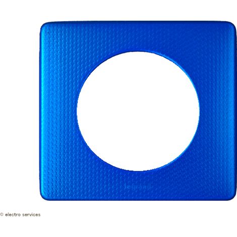 Plaque Céliane Métal 1 poste Finition: Blue Snake