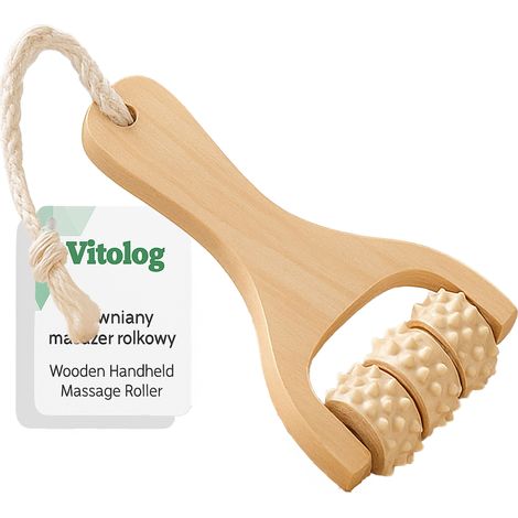 Masajeador corporal port谩til para espalda, cuello, piernas, columna vertebral, abdomen, brazos y celulitis. (1/5)