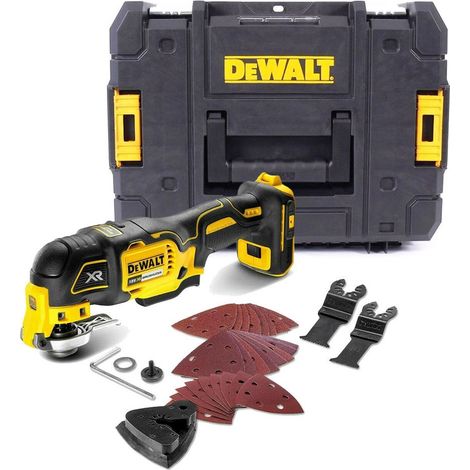 Dewalt DCS356N 18v XR Brushless 3 Speed Multi Tool + 29 Accessories + Tstak Case (1/5)