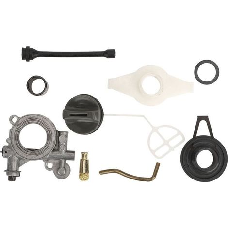 Kit d'engrenage à vis sans fin de ligne de pompe à huile, adapté à Husqvarna 372XP 365 371 385 390 362 570 575 576 (1/5)