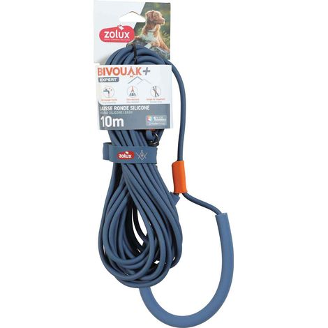Longe ronde en silicone bleu Bivouak 10 m