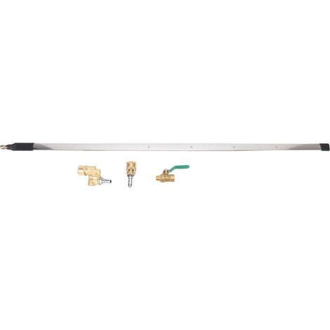 Baguette de Nettoyage de Radiateur Outil de Nettoyage de Radiateur de 31 Pouces avec Connecteur Rapide pour Nettoyeur Haute Pression Pompe à Air Flush (1/5)