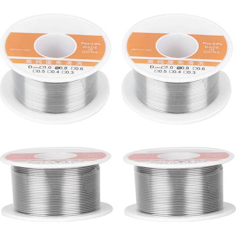 fils d'étain haute pureté sans nettoyage pour fer à souder, accessoires de soudage 0,8 mm (1/5)