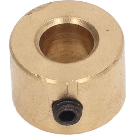 Butée de profondeur pour foret en laiton, collier de butée de perçage en anneau de positionnement pour menuiserie 9 mm / 0,35 pouce (1/5)