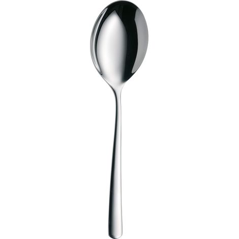 cuillère de service 23,7 cm, couverts de service, acier inoxydable poli, brillant, va au lave-vaisselle (1/4)