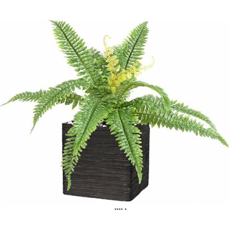 Fougère des forêts 45cm factice 15 feuilles en piquet