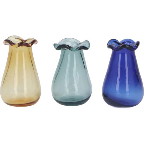3 pièces Mini Vase en Verre pour Maison de Poupée, Décoration Paysage Miniature, Accessoire DIY Type B (1/5)