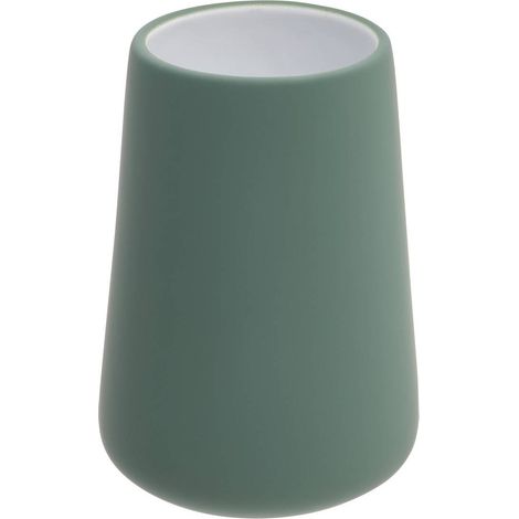 Portacepillos de dientes colorama redondo, ø 8 x h 12 cm, verde - 5five (1/2)