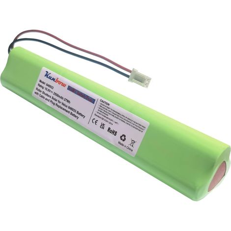 Batterie de remplacement pour moteur de volet roulant, batterie pour fenêtre solaire, fenêtre de toit, volet roulant avec 9 cellules AA 10,8 V / 2500 mAh NiMH, remplacement pour (1/5)