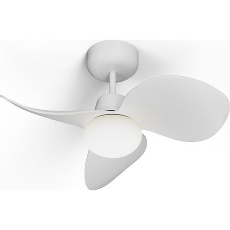 Ventilateur de plafond SNAPFAN LED 6,5 W Ø86 cm blanc – Moteur DC silencieux, (1/5)