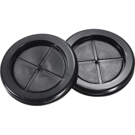 Passe-Fil en Caoutchouc Rond à Montage Double Face Diamètre 65 mm, Diamètre Intérieur 60 mm, pour la Protection des Fils, Lot de 8 Pièces (1/5)