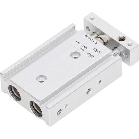 Luftzylinder, pneumatisch, 2 Kolbenstangen, 2 Wellen, 0,1–0,7 MPa, CXSM10, 10-teiliges Ersatzteil
