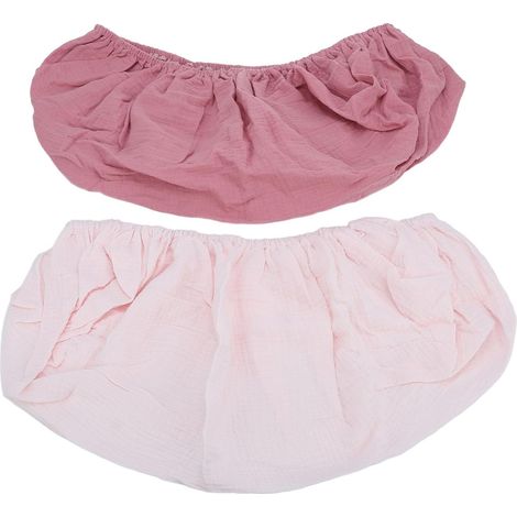 Housses de Matelas à Langer en Coton de qualité Supérieure pour Bébés - Draps de Table à Langer Doux, Respirants et élastiques (11) (1/4)