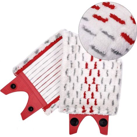 Lot de 3 serpillères de rechange en microfibre pour balai à franges Vileda UltraMax/UltraMaT 2in1 (1/4)