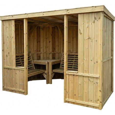 Riviera Enclosed Garden Room 6 Seater - L210 x W290 x H205 cm - Assembled
