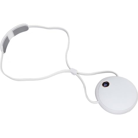 Chauffe-cou et mains portable USB rechargeable, blanc, mini réchauffeur de cou suspendu haute précision, compact pour extérieur et bureau (1/5)