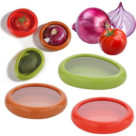 Rangement Frigo Boîtes Réutilisables,3 Pièces Fruits et Légumes Boite Hermetique Alimentaire Boite Conservation Alimentaire Meal Prep Containers Boîtes de Rangement (1/5)