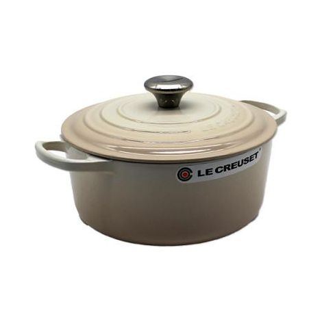 Le Creuset Cocotte ronde de en fonte, 24 cm, 4, 2 L, All Las Sources de Heat y compris induction, Meringue, 21177247164430