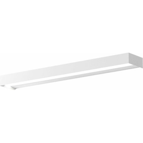 Applique murale moderne à double émission led gea luce gap554 en aluminium