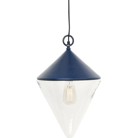 Suspension en métal et verre Bouée 30 x 50 cm (1/3)