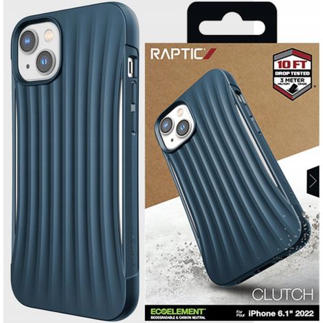 Custodia Raptic X-Doria Clutch per iPhone 14, cover posteriore blu (1/5)