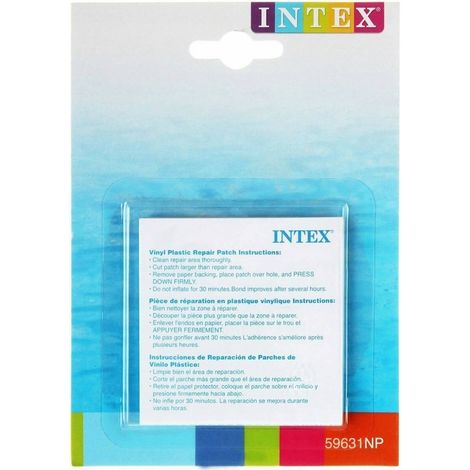 Intex Selbstklebender Poolreparaturflicken 59631 Reparaturset (1/5)