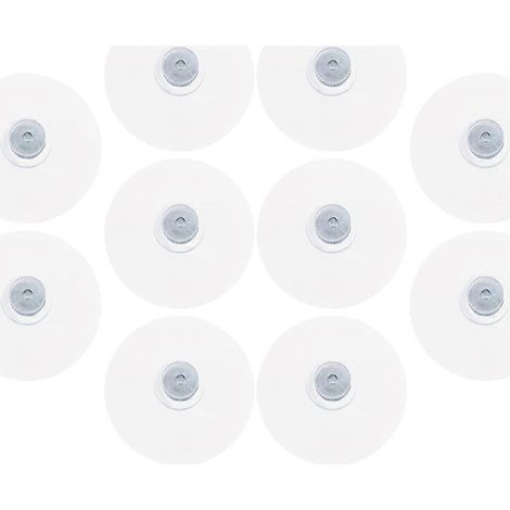 Supports muraux transparents à ventouses pour verre, adaptés aux meubles, lot de 10, ventouses en PVC résistant. (1/5)