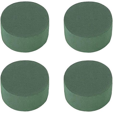 Kit de 4 supports pour bouquets de mariée, comprenant un support pour fleurs artificielles, une base absorbant l'eau et de la mousse florale.-12X12X4CM-Green (1/3)