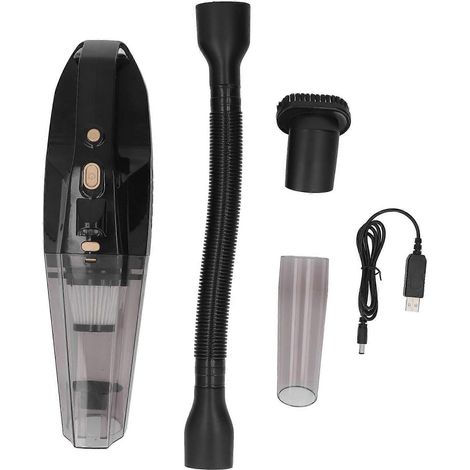 Akku-Handstaubsauger, tragbar, 6000 Pa, 120 W, Zyklon-Technologie, 12 V