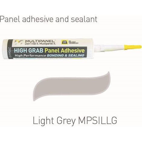 Multipanel High Grab Adhesive & Sealant 290ml Light Grey