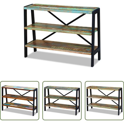 Buffet vintage - Buffet 3 étagères Bois de récupération massif (1/5)