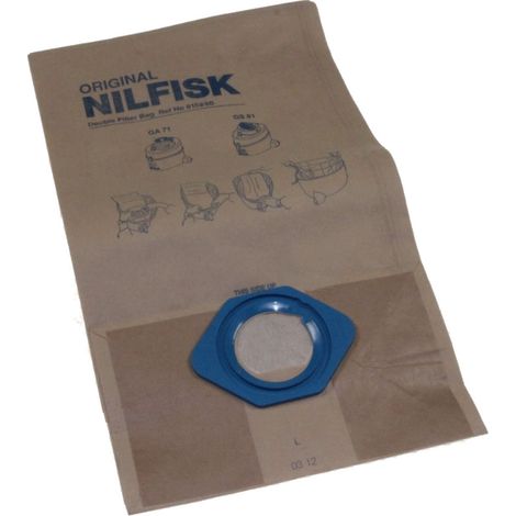 Ersatzteil - Staubbeutel GS81 - 5 Stück - - NILFISK