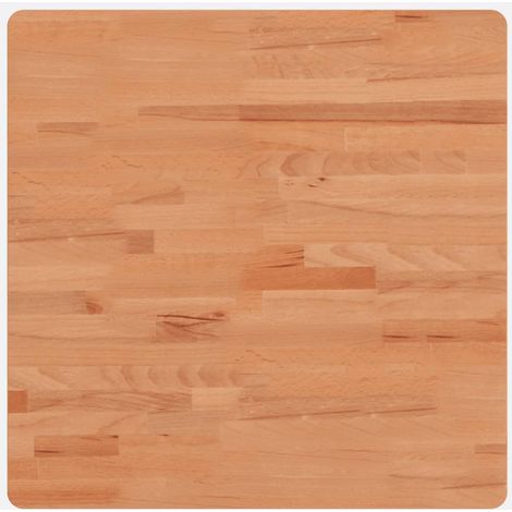 Dessus de table  Dessus de bureau  Plateau de table 60x60x4 cm carré bois massif de hêtre