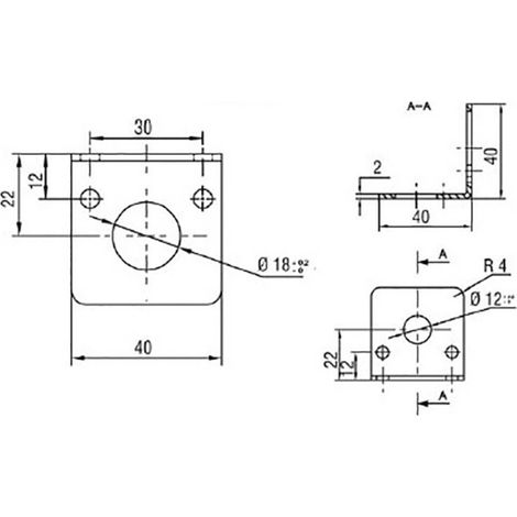 Support Datalogic ST-1218 95ACC3340 (L x l x H) 40 x 40 x 40 mm 1 pc(s)