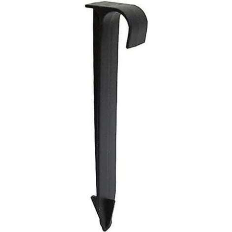 100 Pcs DN16 Type C Pipe Supports Ground Stakes for PE Pipe Fittings Gutter Irrigation Garden Water Connectors (1/4)