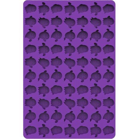 Moule à biscuits en silicone alimentaire, démoulage facile, forme citrouille et arbre à biscuits pour toute la famille (1/5)