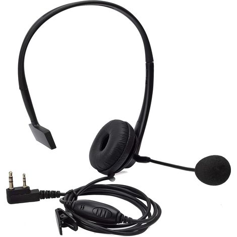 Casque talkie-walkie avec réduction de bruit et microphone à perche rotative (1/5)