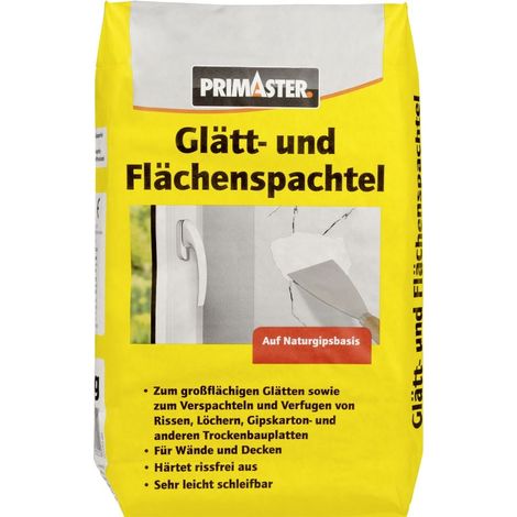 Primaster Glätt- u. Flächenspachtel Glättspachtel Spachtel für Innen