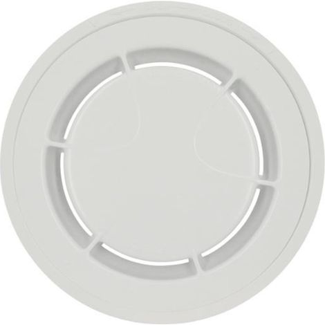 Grille et bride pour siphon de sols souple - PVC blanc antimicrobien