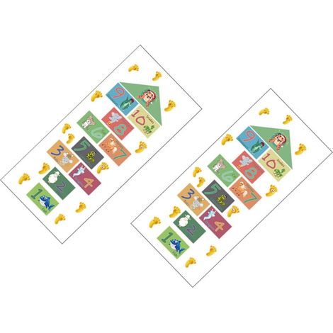 Autocollant décoratif de sol pour aire de jeux pour enfants (1/5)