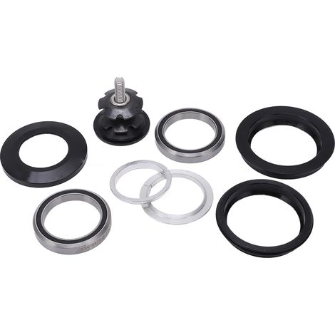 Jeu de direction à roulements étanches doubles, usiné CNC, en acier inoxydable, silencieux, pour vélo de route (cadre de 44 à 50,6 mm). (1/5)