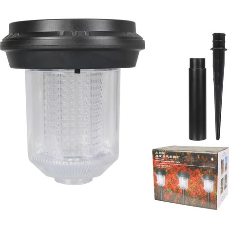 Projecteurs solaires hexagonaux à 9 LED, étanches IP65, pour extérieur, luminosité réglable, compatibles avec jardin, allée, terrasse et pelouse. (1/5)