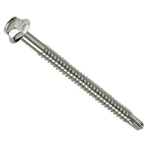 VITE AUTOPERFORANTE TE FLANGIATA TECFI 6,3x30 mm - 200 pezzi- TECFI