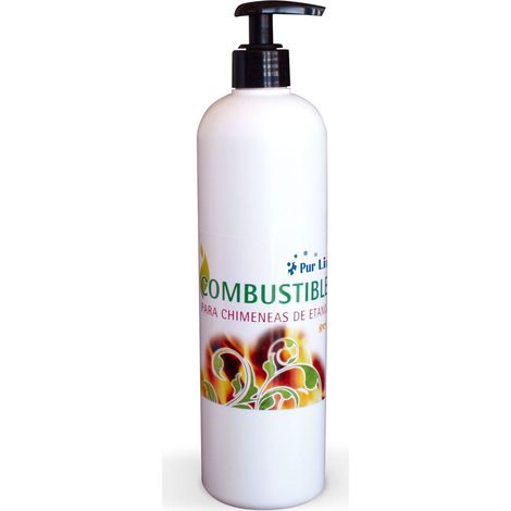 Combustible Etanol en gel de origen natural aroma neutro. Caja de 12 Bot. de 500ml (1/5)