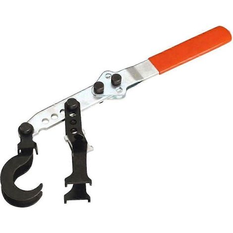 Compresseur de ressorts de soupapes Garage Essential avec double crochet pour travaux sur moteurs automobiles